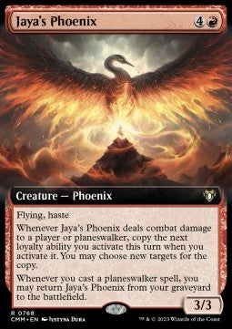 Jaya's Phoenix (V.2)⁣ - Commander Masters: Extras⁣ (Rare)⁣ [768]