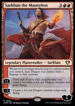 Sarkhan the Masterless⁣ - Commander Masters: Extras⁣ (Rare)⁣ [880]