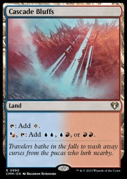 Cascade Bluffs⁣ - Commander Masters: Extras⁣ (Rare)⁣ [990]