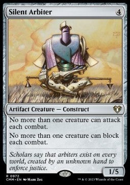 Silent Arbiter⁣ - Commander Masters: Extras⁣ (Rare)⁣ [972]