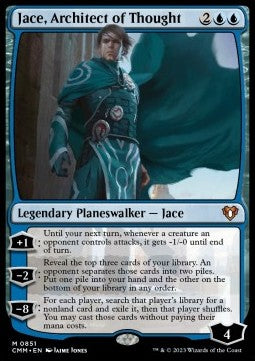 Jace, Architect of Thought⁣ - Commander Masters: Extras⁣ (Mythic)⁣ [851]