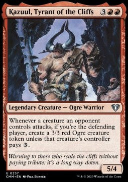 Kazuul, Tyrant of the Cliffs⁣ - Commander Masters⁣ (Uncommon)⁣ [237]