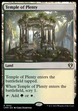 Temple of Plenty⁣ - Commander Masters: Extras⁣ (Rare)⁣ [1044]