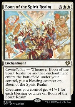 Boon of the Spirit Realm (V.1)⁣ - Commander Masters: Extras⁣ (Rare)⁣ [720]