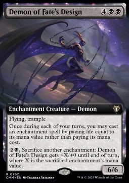 Demon of Fate's Design (V.2)⁣ - Commander Masters: Extras⁣ (Rare)⁣ [762]