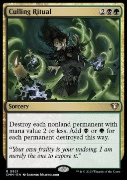 Culling Ritual⁣ - Commander Masters: Extras⁣ (Rare)⁣ [921]