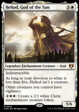 Heliod, God of the Sun⁣ - Commander Masters: Extras⁣ (Mythic)⁣ [826]