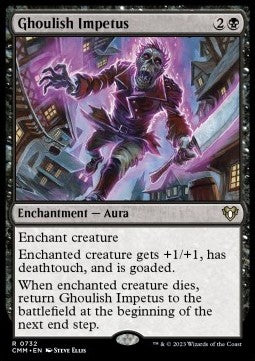 Ghoulish Impetus (V.1)⁣ - Commander Masters: Extras⁣ (Rare)⁣ [732]