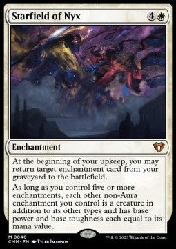 Starfield of Nyx⁣ - Commander Masters: Extras⁣ (Mythic)⁣ [840]