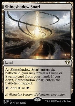 Shineshadow Snarl⁣ - Commander Masters: Extras⁣ (Rare)⁣ [1033]