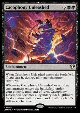 Cacophony Unleashed (V.1)⁣ - Commander Masters: Extras⁣ (Rare)⁣ [730]