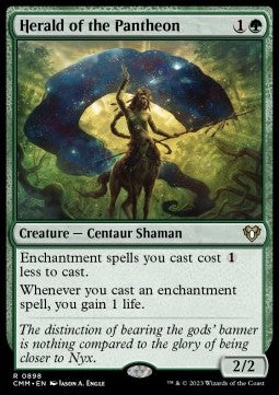 Herald of the Pantheon⁣ - Commander Masters: Extras⁣ (Rare)⁣ [898]