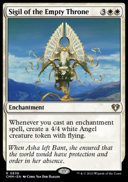 Sigil of the Empty Throne⁣ - Commander Masters: Extras⁣ (Rare)⁣ [836]