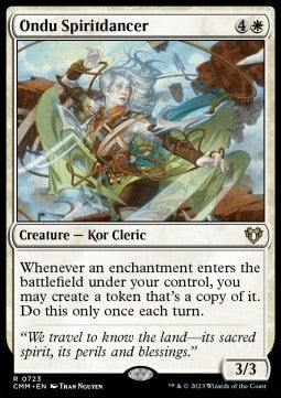 Ondu Spiritdancer (V.1)⁣ - Commander Masters: Extras⁣ (Rare)⁣ [723]