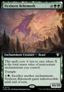 Nyxborn Behemoth (V.2)⁣ - Commander Masters: Extras⁣ (Rare)⁣ [772]