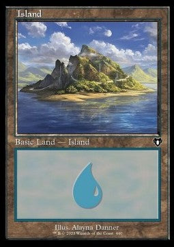 Island (V.1)⁣ - Commander Masters: Extras⁣ (Land)⁣ [440]