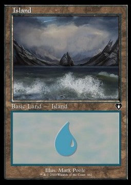 Island (V.3)⁣ - Commander Masters: Extras⁣ (Land)⁣ [442]