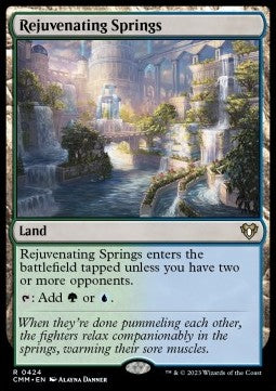 Rejuvenating Springs⁣ - Commander Masters⁣ (Rare)⁣ [424]