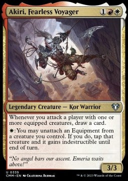 Akiri, Fearless Voyager⁣ - Commander Masters⁣ (Uncommon)⁣ [335]