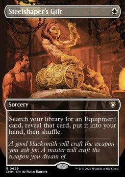 Steelshaper's Gift⁣ - Commander Masters: Extras⁣ (Rare)⁣ [629]