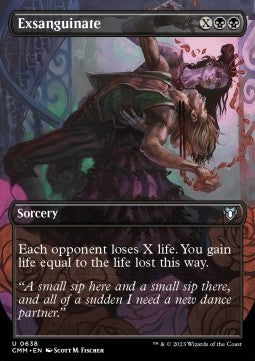 Exsanguinate⁣ - Commander Masters: Extras⁣ (Uncommon)⁣ [638]
