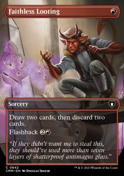 Faithless Looting⁣ - Commander Masters: Extras⁣ (Common)⁣ [642]