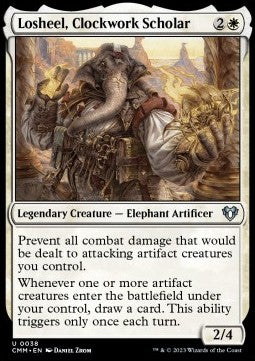 Losheel, Clockwork Scholar⁣ - Commander Masters⁣ (Uncommon)⁣ [38]