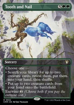 Tooth and Nail (V.2)⁣ - Commander Masters: Extras⁣ (Rare)⁣ [652]