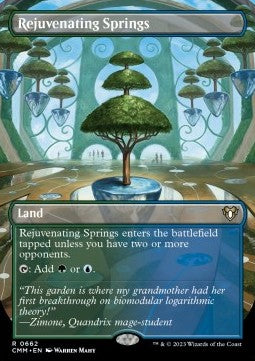 Rejuvenating Springs (V.2)⁣ - Commander Masters: Extras⁣ (Rare)⁣ [662]