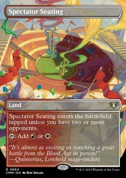 Spectator Seating (V.2)⁣ - Commander Masters: Extras⁣ (Rare)⁣ [664]