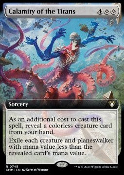 Calamity of the Titans (V.2)⁣ - Commander Masters: Extras⁣ (Rare)⁣ [745]