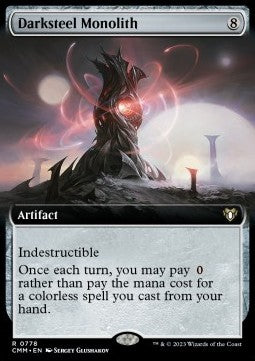 Darksteel Monolith (V.2)⁣ - Commander Masters: Extras⁣ (Rare)⁣ [778]