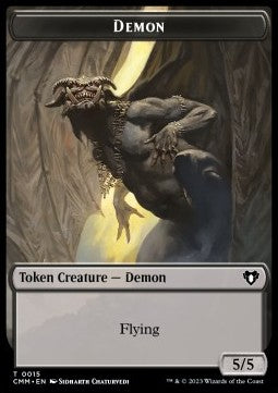 Demon Token (B 5/5) // Servo Token (A 1/1)⁣ - Commander Masters: Extras⁣ (Token)⁣ [T 15/45]