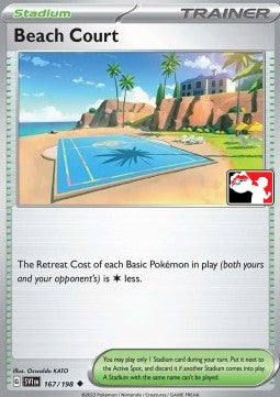 Beach Court⁣ - Play! Pokémon Prize Pack Series Three⁣ (Promo)⁣ [SVI 167]