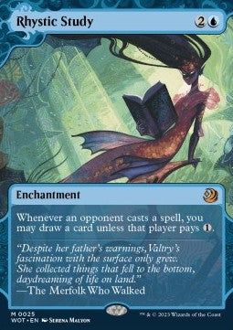 Rhystic Study (V.1)⁣ - Enchanting Tales⁣ (Mythic)⁣ [25]
