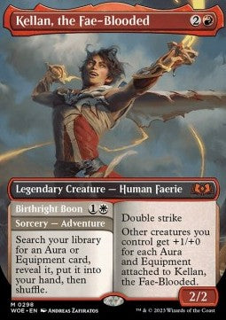 Kellan, the Fae-Blooded // Birthright Boon (V.2)⁣ - Wilds of Eldraine: Extras⁣ (Mythic)⁣ [298]