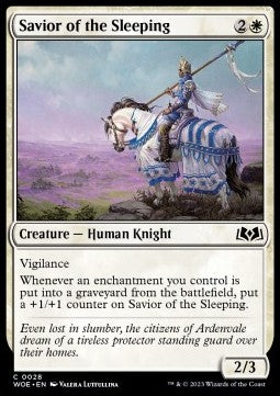 Savior of the Sleeping⁣ - Wilds of Eldraine⁣ (Common)⁣ [28]