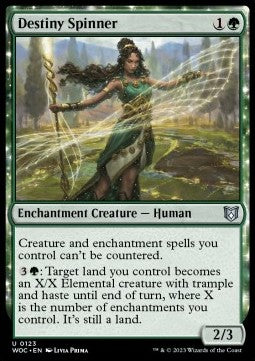 Destiny Spinner⁣ - Commander: Wilds of Eldraine⁣ (Uncommon)⁣ [123]