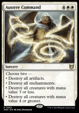 Austere Command⁣ - Commander: Wilds of Eldraine⁣ (Rare)⁣ [62]