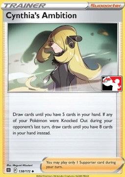 Cynthia's Ambition⁣ - Play! Pokémon Prize Pack Series Three⁣ (Promo)⁣ [BRS 138]