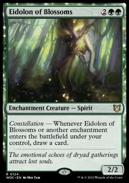Eidolon of Blossoms⁣ - Commander: Wilds of Eldraine⁣ (Rare)⁣ [124]