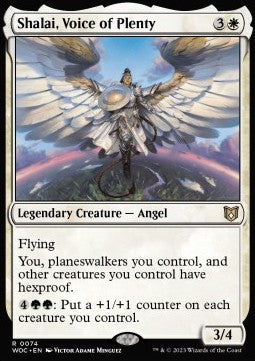 Shalai, Voice of Plenty⁣ - Commander: Wilds of Eldraine⁣ (Rare)⁣ [74]