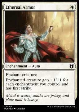 Ethereal Armor⁣ - Commander: Wilds of Eldraine⁣ (Common)⁣ [67]