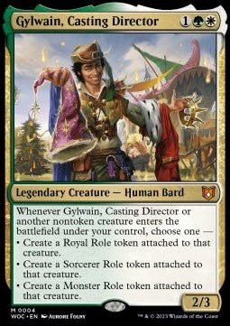 Gylwain, Casting Director⁣ - Commander: Wilds of Eldraine⁣ (Mythic)⁣ [4]