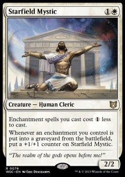 Starfield Mystic⁣ - Commander: Wilds of Eldraine⁣ (Rare)⁣ [76]