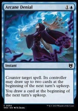 Arcane Denial⁣ - Commander: Wilds of Eldraine⁣ (Common)⁣ [84]