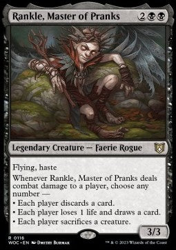 Rankle, Master of Pranks⁣ - Commander: Wilds of Eldraine⁣ (Rare)⁣ [116]