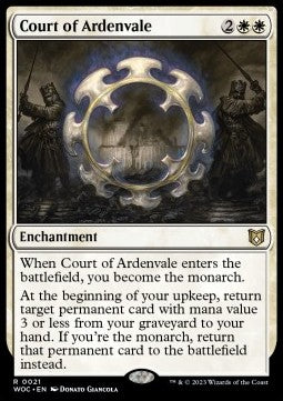 Court of Ardenvale⁣ - Commander: Wilds of Eldraine⁣ (Rare)⁣ [21]