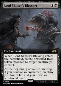 Lord Skitter's Blessing⁣ - Wilds of Eldraine: Extras⁣ (Rare)⁣ [340]