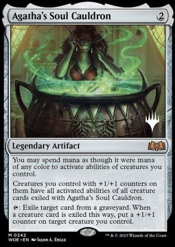 Agatha's Soul Cauldron (V.2) - Wilds of Eldraine: Promos (Mythic) [PWOE-242]